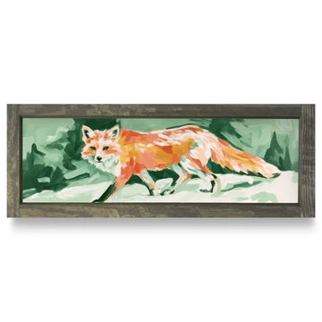 Red Fox In Snow Skinny Artwork