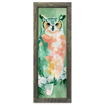 Sage Green Owl Skinny Artwork