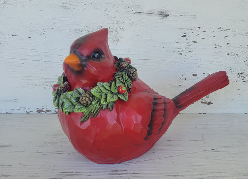 Large Resin Cardinal