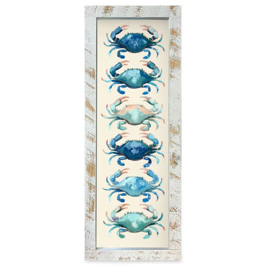 Cute Blue Crab Stack Skinny Artwork