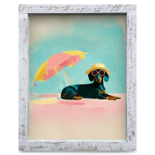 Art-Beachin Dachshund