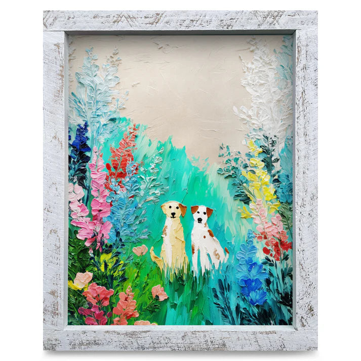 Wildflower Dogs Artwork - VERTICAL