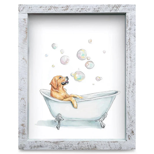 Golden Hour Bath Artwork - VERTICAL