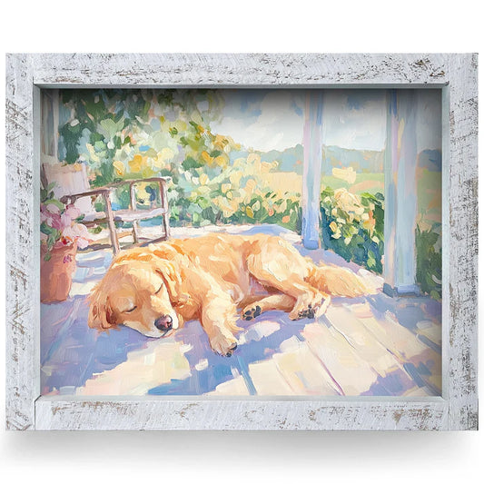 Golden Porch Naps Artwork - HORIZONTAL