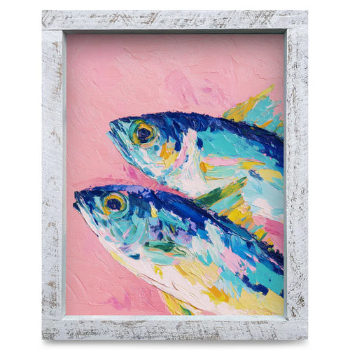 Impasto Fish Duo Artwork