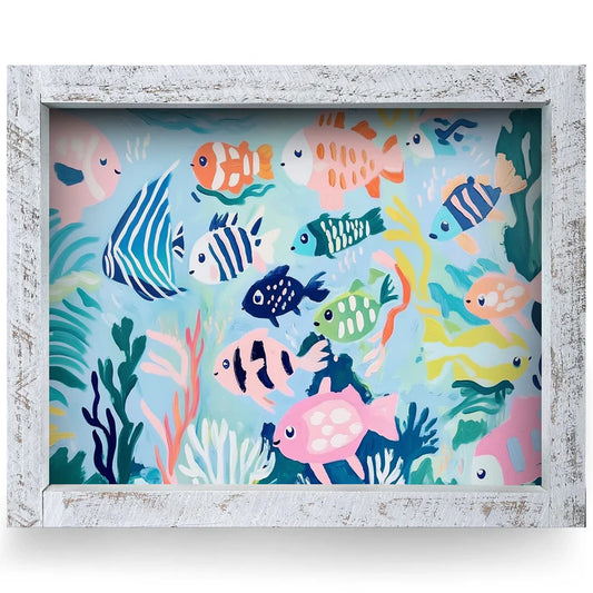 Colorful Fish Artwork - HORIZONTAL