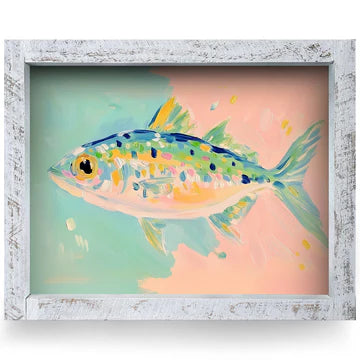 Pastel Fish Artwork
