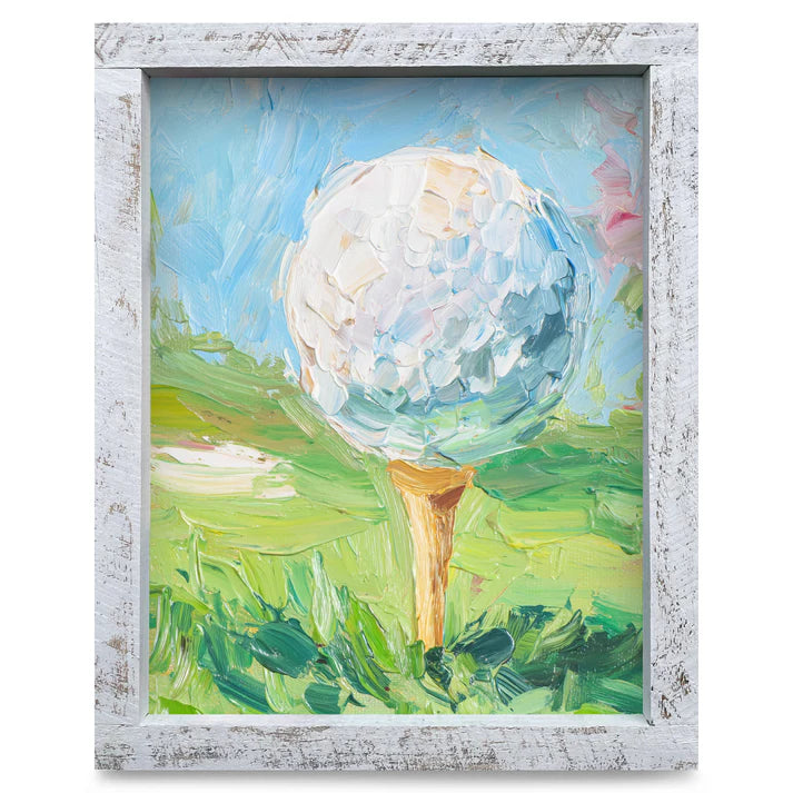 Art-Sunlit Golf Drive