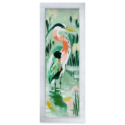 Great Blue Heron Marsh Skinny Artwork