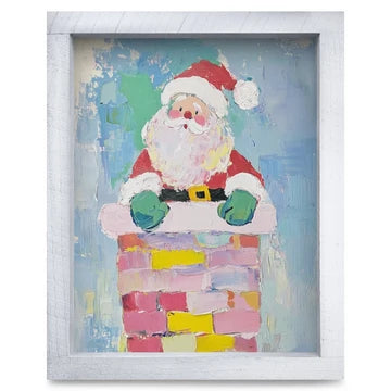 Cute Chimney Santa Artwork