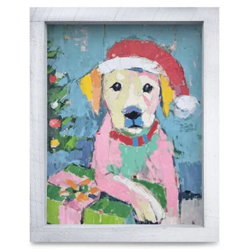 The Cutest Christmas Dog Artwork