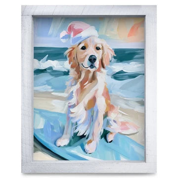 Santa Paws Surf Shop Artwork
