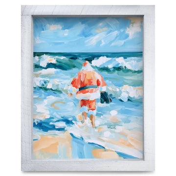 Santa's Christmas Swim Artwork