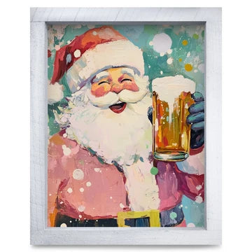 Cheers Santa Artwork