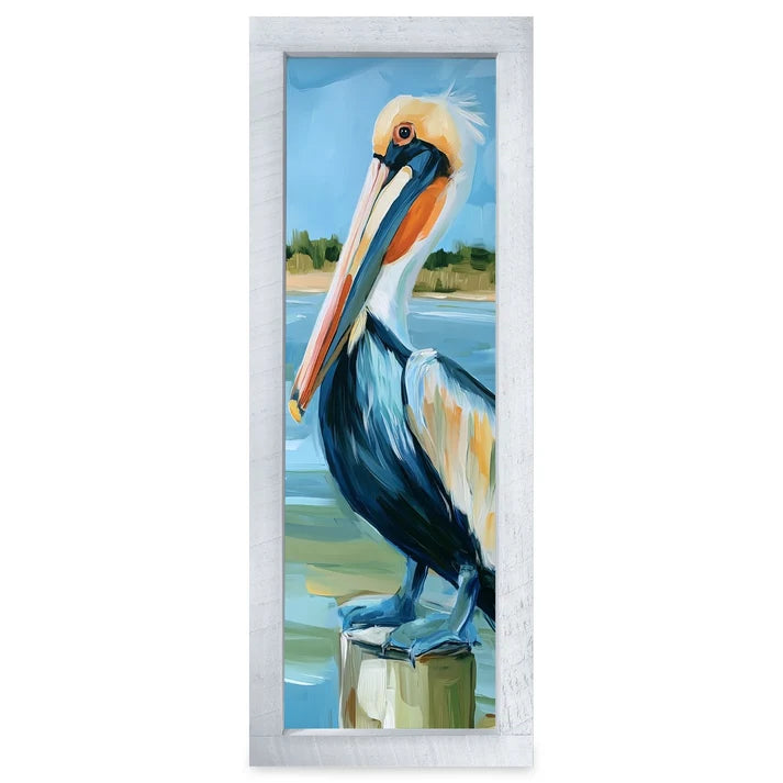 Harbor Pelican Perch Skinny Artwork