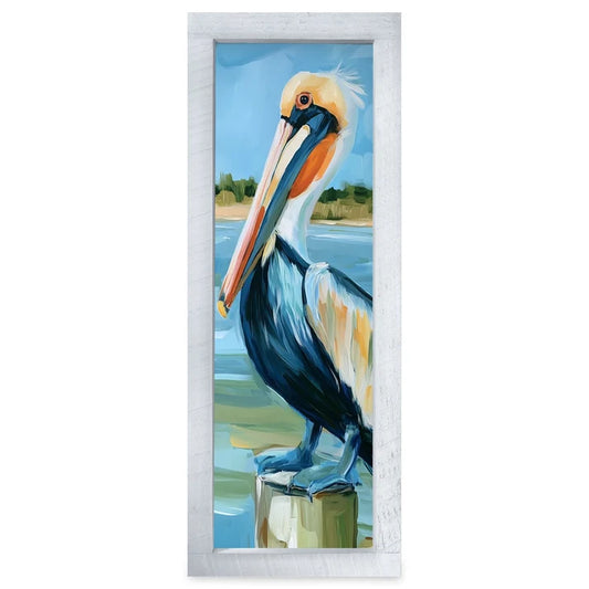 Harbor Pelican Perch Skinny Artwork