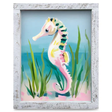 Underwater Seahorse Artwork