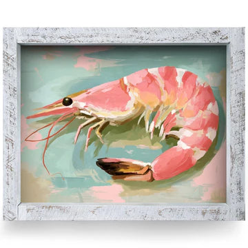 Coastal Shrimp Artwork