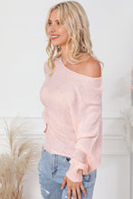 Load image into Gallery viewer, Pink Bow Knot Sweater