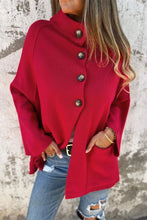 Load image into Gallery viewer, Button Front Wrapped Cardigan Jacket