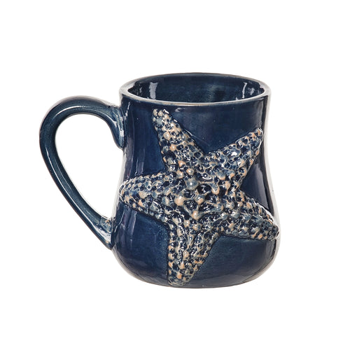 Sea Star Dark Blue Mug