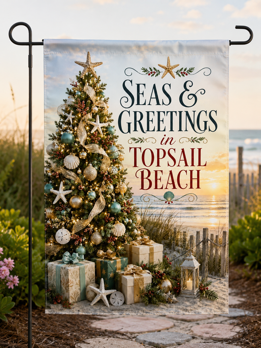 Topsail Beach Garden Flag
