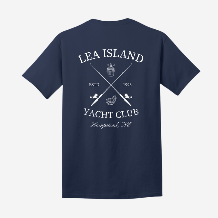 Lea Island Yacht Club T-Shirt - Block Writing