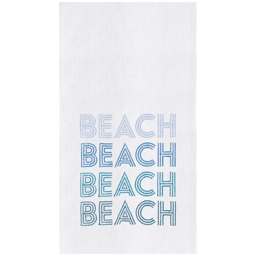 NEW Flour Sack Towel - Retro Beach Kitchen Towel