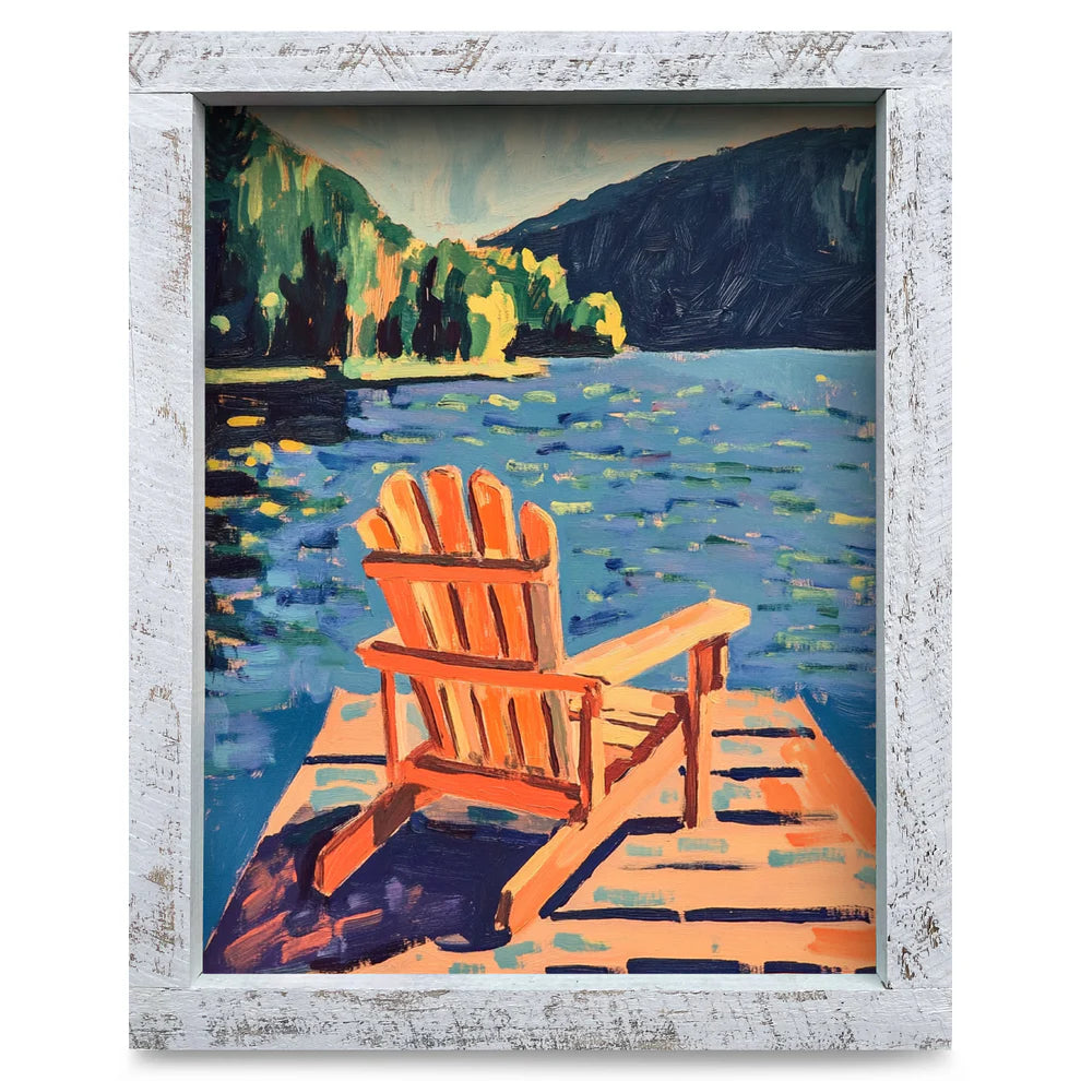 Art-Lake/Lodge-Calm Lake Adirondack