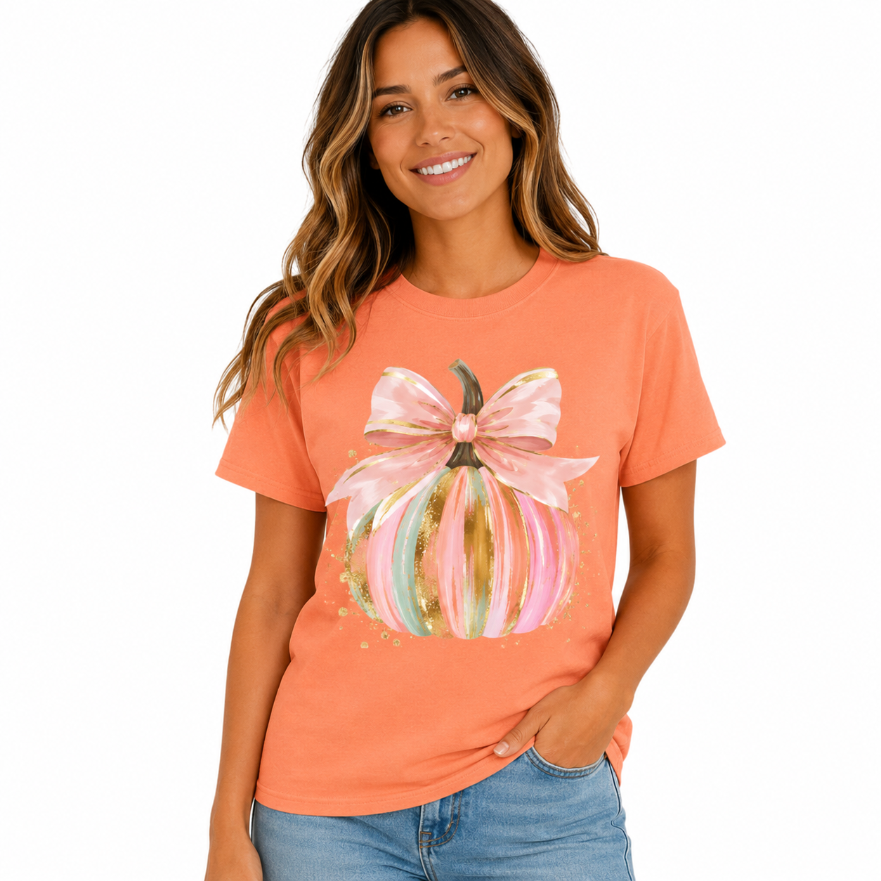 Pastel Pumpkin Shirt