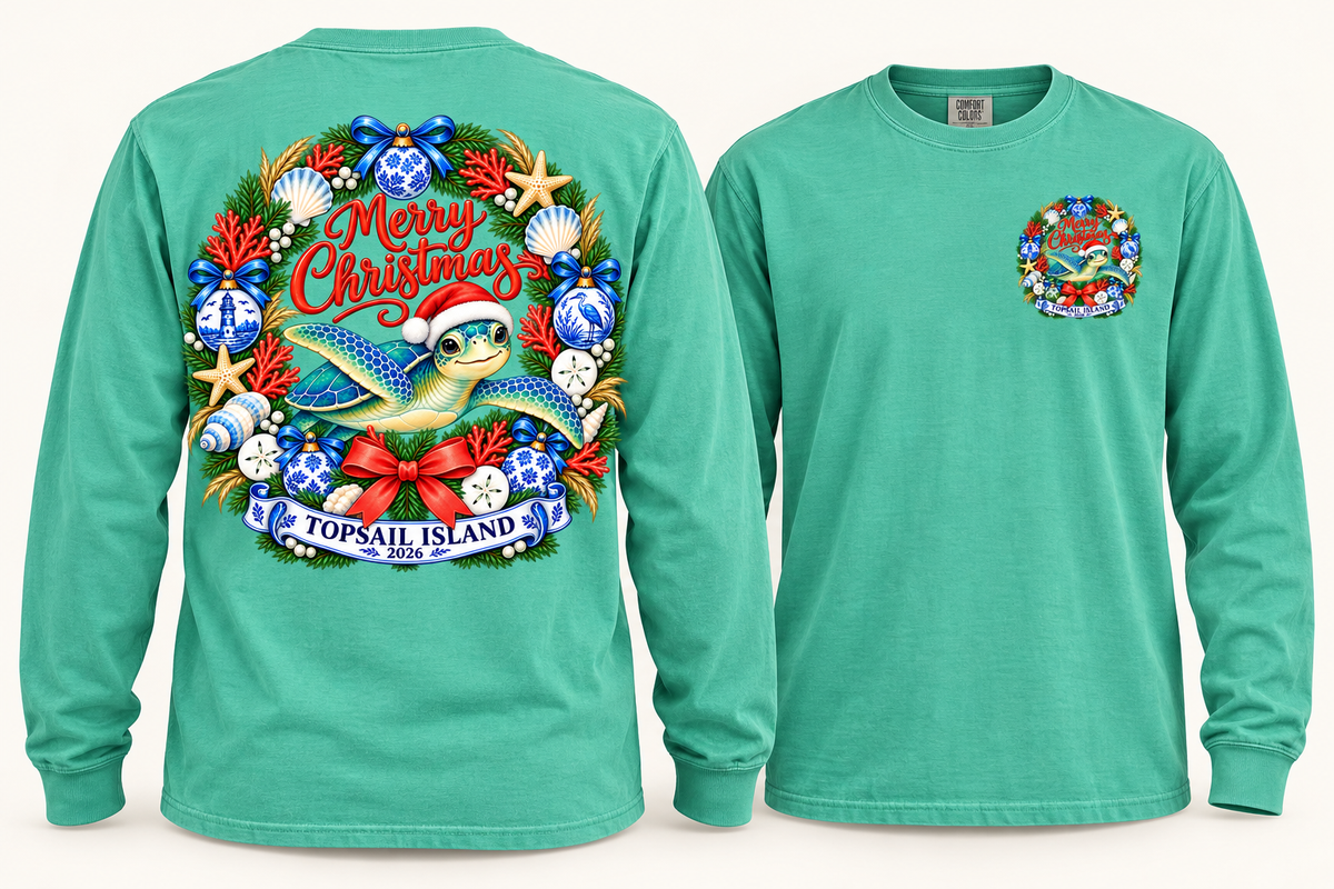 Topsail Island Christmas Shirt