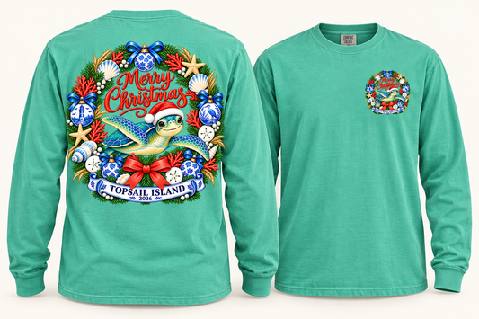 Topsail Island Christmas Shirt