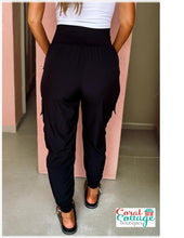 Load image into Gallery viewer, Elastic High Waist Cargo Joggers