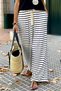 Striped Pocketed Pants