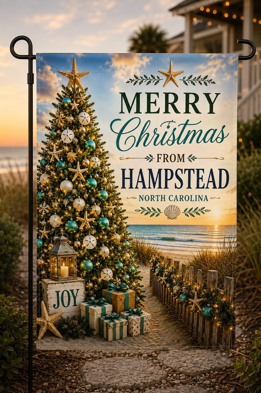 Hampstead Christmas Garden Flag