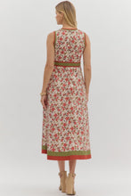 Load image into Gallery viewer, Midi Floral Sleeveless Dress