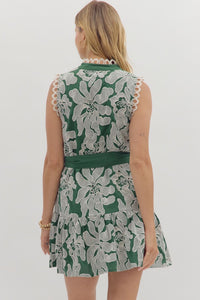 Sleeveless Lace Dress
