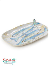 Load image into Gallery viewer, 12" Oval Stoneware Sardine Tray