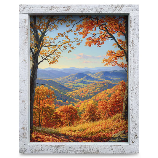 Art-Lake/Lodge-Fall Blue Ridge