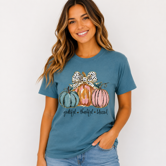 Thankful Grateful Blessed T-Shirt