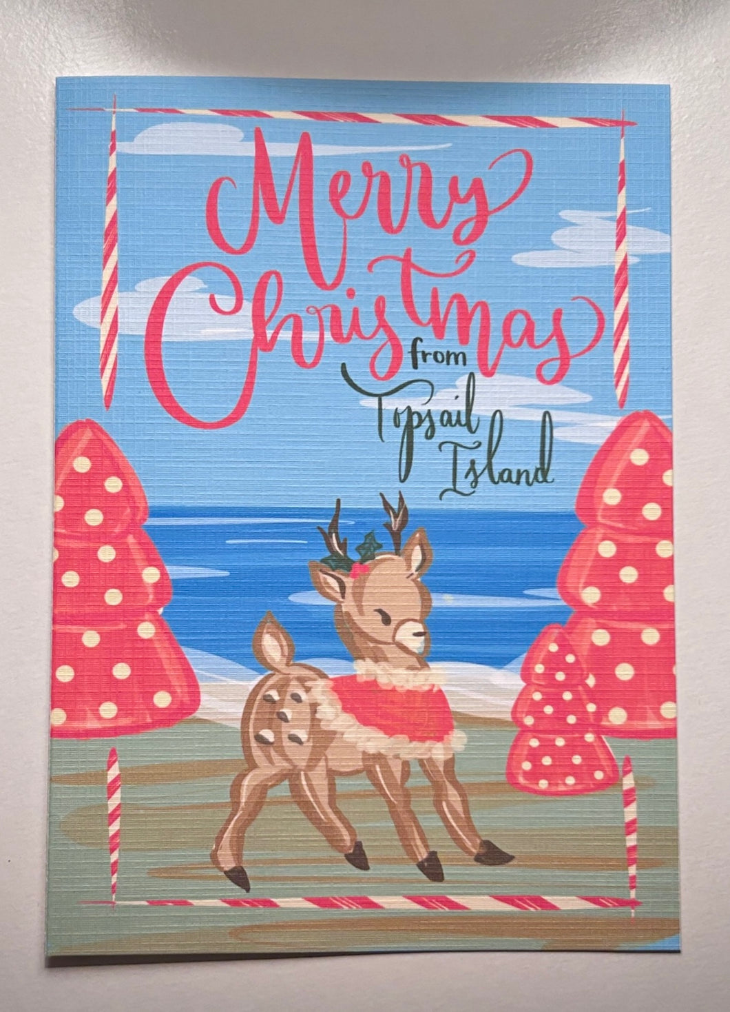 Boxes Topsail Island Surf City Christmas Cards