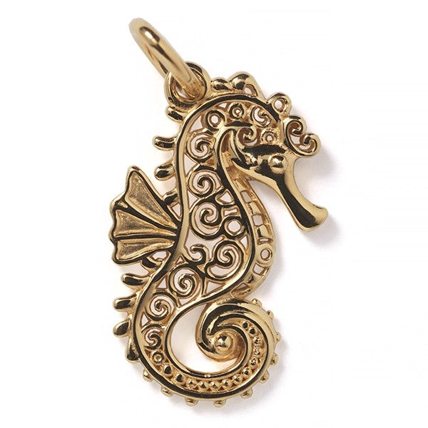 Southern Gates® Gold Plated Seahorse Charm