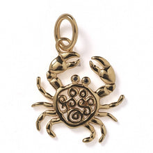Load image into Gallery viewer, Southern Gates® Gold Plated Crab Charm