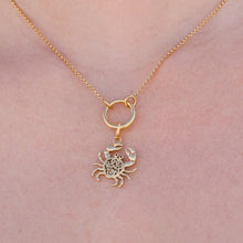 Load image into Gallery viewer, Southern Gates® Gold Plated Crab Charm