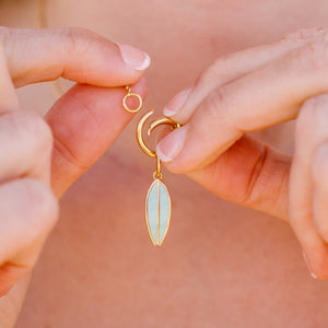Southern Gates® Gold Plated Surfboard Charm