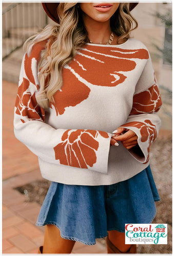 Wide Sleeve Fall Sweater