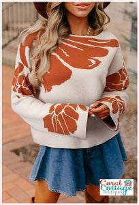 Wide Sleeve Fall Sweater