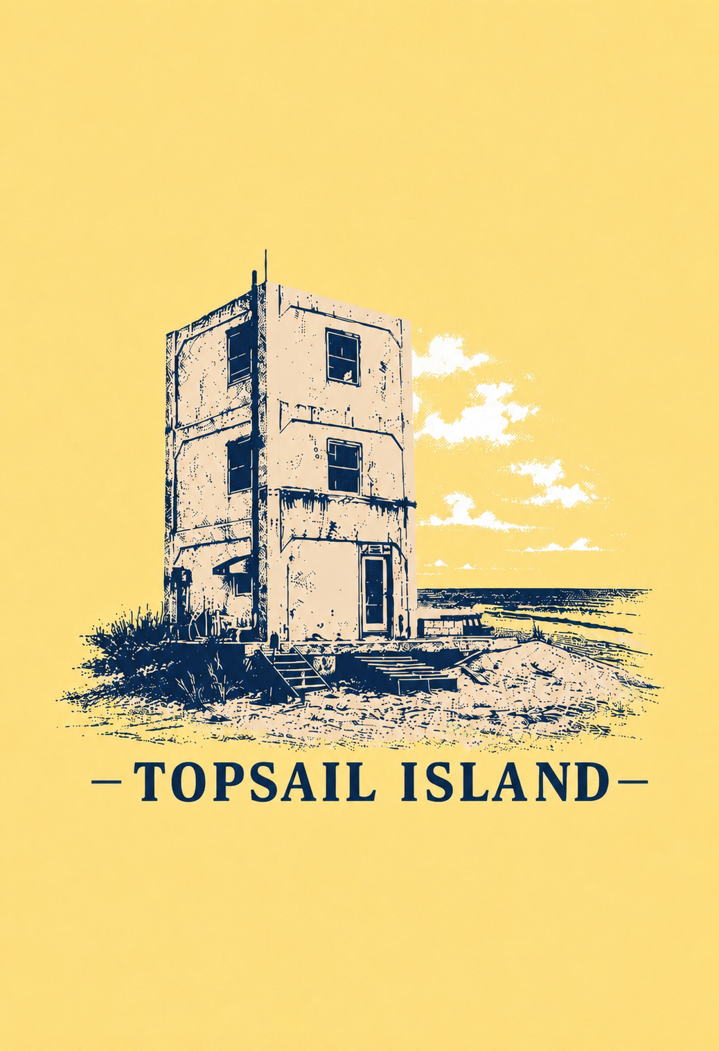 Topsail Bumblebee Tower Short Sleeve T-Shirt