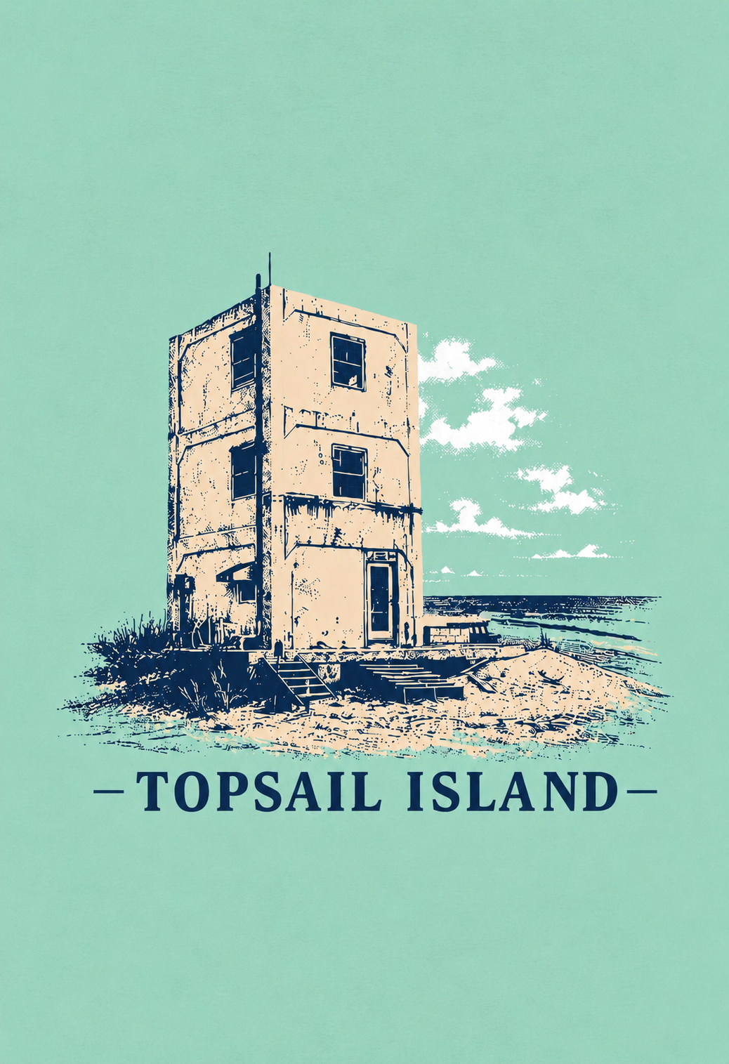Topsail Bumblebee Tower Short Sleeve T-Shirt