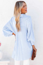 Load image into Gallery viewer, Sky Blue Smocked Long Sleeve Top
